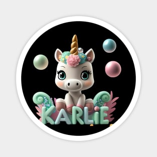 karlie unicorn Magnet